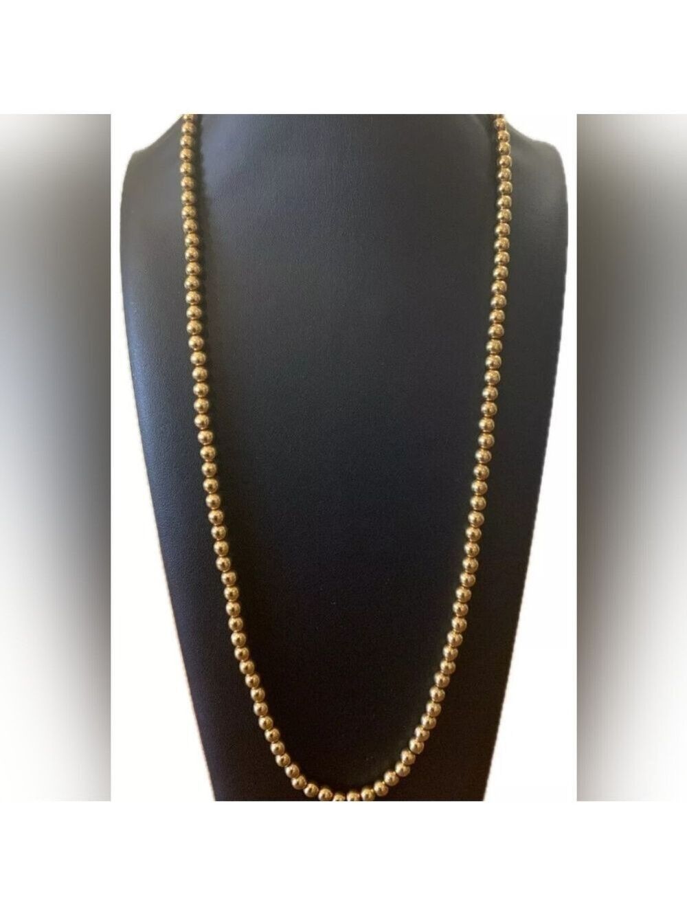 Monet‎ 38" long Gold Tone necklace